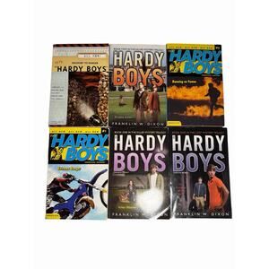 Lot of 6 Books The Hardy Boys 1, 2, 34, 31, 32, 179 Franklin W. Dixon Mystery PB